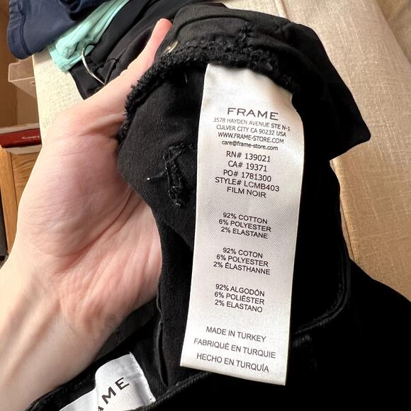 Frame Black Le Crop Mini Boot Jeans - Picture 5 of 5